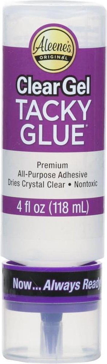 Aleenes - Clear Gel Tacky Glue - in handige knijpfles - 118ml